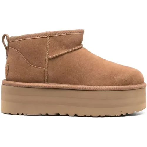 Classic Ultra Mini Platform Boots , female, Sizes: 8 UK, 6 UK, 7 UK - Ugg - Modalova