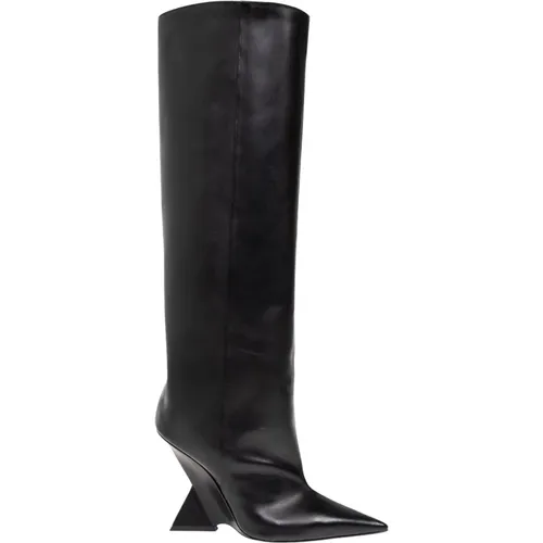 ‘Cheope’ wedge boots , female, Sizes: 7 UK, 8 UK, 5 1/2 UK, 3 UK, 5 UK, 6 UK, 4 1/2 UK, 4 UK - The Attico - Modalova