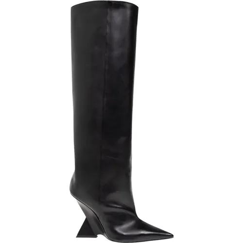 ‘Cheope’ wedge boots , female, Sizes: 7 UK, 8 UK, 5 1/2 UK, 3 UK, 5 UK, 6 UK, 4 UK - The Attico - Modalova