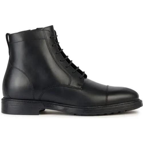 Ankle Boots for Men , male, Sizes: 11 UK, 7 UK, 12 UK, 9 UK, 10 UK, 8 UK - Geox - Modalova