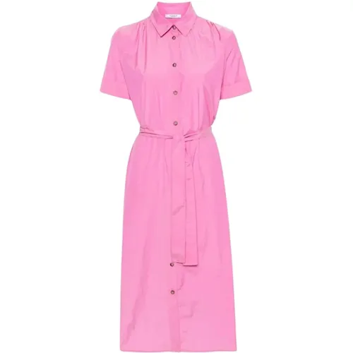 Beaded Shirt Dress , female, Sizes: M, XS - PESERICO - Modalova