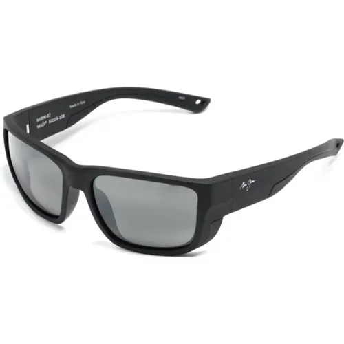 Schwarze Sonnenbrille für den täglichen Gebrauch , Herren, Größe: 60 MM - Maui Jim - Modalova
