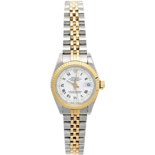 Pre-owned Stainless Steel watches , female, Sizes: ONE SIZE - Rolex Vintage - Modalova