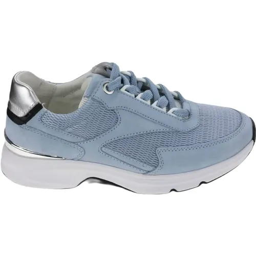 Blaue Rolling Walking Sneaker für Frauen , Damen, Größe: 38 EU - Gabor - Modalova