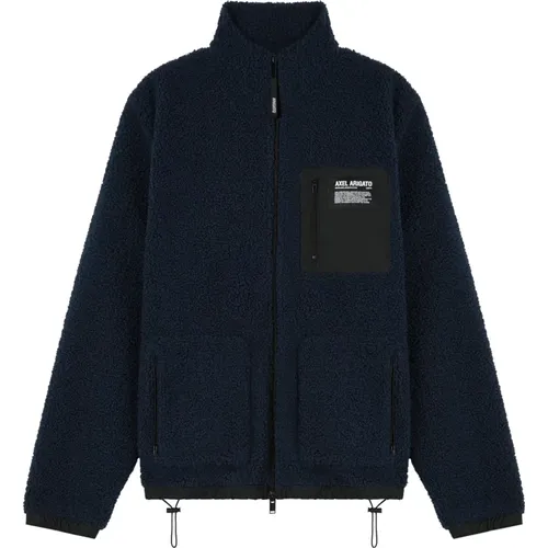 Billie Fleece Jacke , Herren, Größe: M - Axel Arigato - Modalova