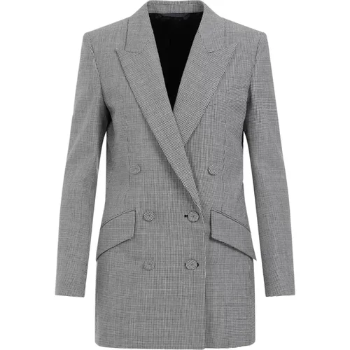 Checkered Wool Jacket , female, Sizes: XS, 2XS - Givenchy - Modalova