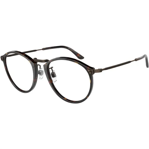 Dunkel Havana Brillen AR 318M , unisex, Größe: 51 MM - Giorgio Armani - Modalova