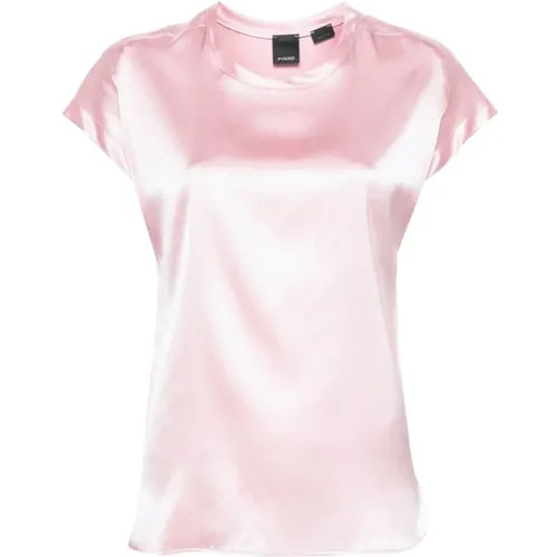 T-shirts and Polos , female, Sizes: L, S, XL, XS - pinko - Modalova