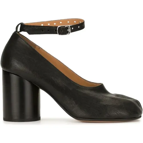 Elegante Schwarze Mittelhohe Pumps,Elegante Pumps mit mittlerem Absatz - Maison Margiela - Modalova