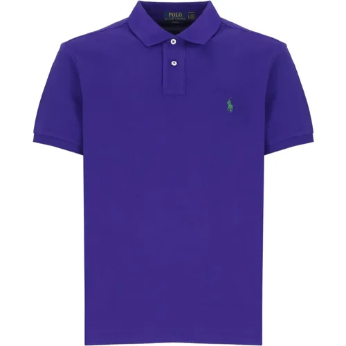 Lila Polo Shirt mit Iconic Pony,T-Shirt - Ralph Lauren - Modalova