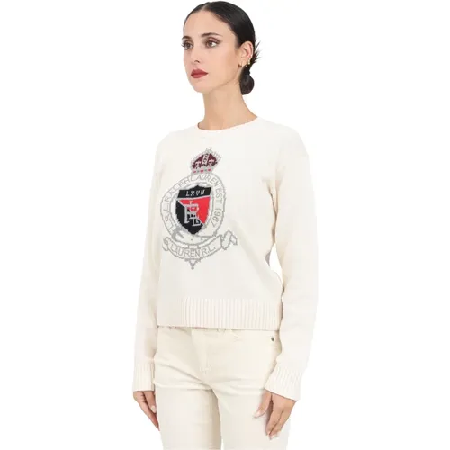 Lauren Pullover , Damen, Größe: M - Ralph Lauren - Modalova