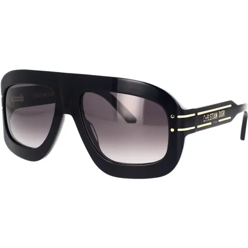 Moderne geometrische Sonnenbrille mit Signaturdesign - Dior - Modalova