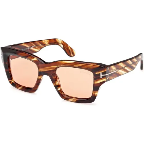 Ilias Sunglasses Acetate Man Occasions , unisex, Sizes: 50 MM - Tom Ford - Modalova