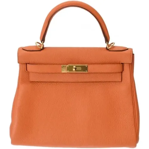 Pre-owned Leather handbags , female, Sizes: ONE SIZE - Hermès Vintage - Modalova