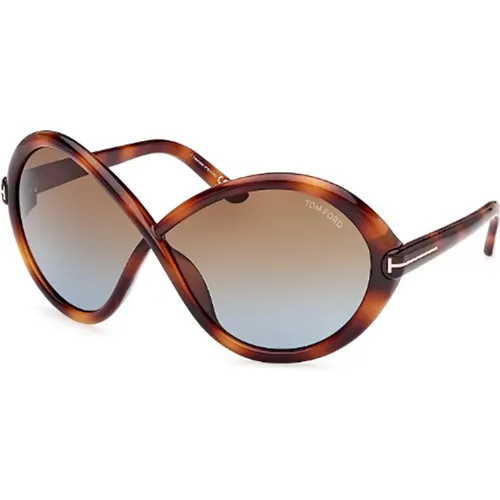 Stilvolle Schwarze Sonnenbrille - Tom Ford - Modalova