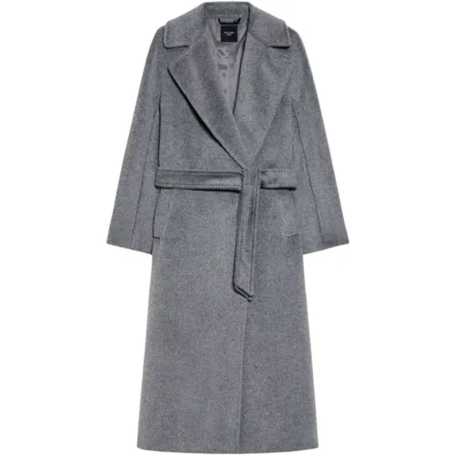 Grey Tempera Coats for Weekend Outings , female, Sizes: 4XS - Max Mara Weekend - Modalova