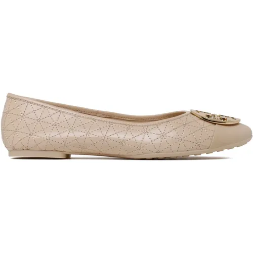 Quilted Leather Ballerina Shoes , female, Sizes: 2 1/2 UK, 3 1/2 UK, 3 UK, 5 UK - TORY BURCH - Modalova