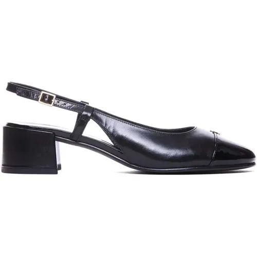 Cap-Toe Slingback Absätze , Damen, Größe: 37 EU - TORY BURCH - Modalova