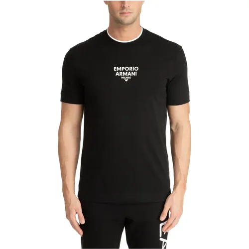 T-shirt , male, Sizes: XS, M - Emporio Armani - Modalova