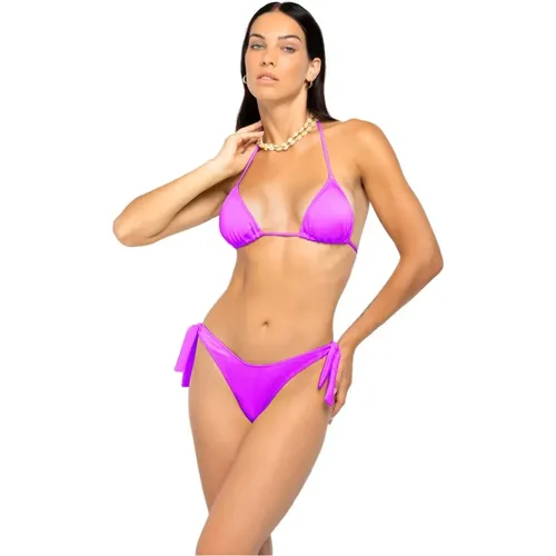 Glänzender Farbwechsel Triangel Bikini Set,Glänzender Farbwechsel Dreieck Bikini - 4Giveness - Modalova