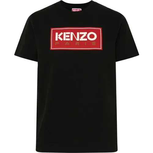 Cotton T-Shirt with Round Neck , female, Sizes: M, XS, S - Kenzo - Modalova