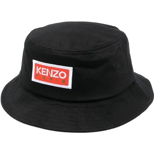 Embroidered Logo Bucket Hat , male, Sizes: M - Kenzo - Modalova