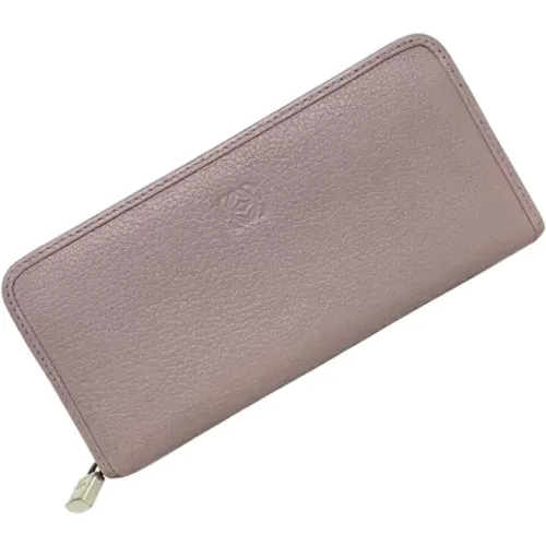 Pre-owned Leather wallets , female, Sizes: ONE SIZE - Loewe Pre-owned - Modalova