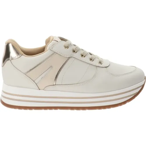 Leather Girls Sneakers , female, Sizes: 3 UK, 5 UK, 4 UK, 2 UK - Nerogiardini - Modalova