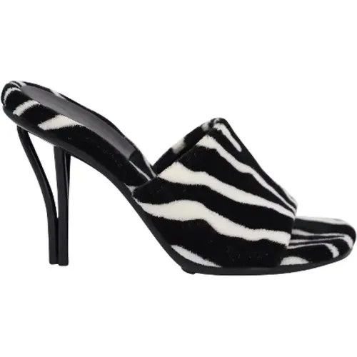 Bottega Veneta Zebra Print Sandals , female, Sizes: 6 UK - Bottega Veneta Vintage - Modalova