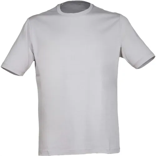 Light Grey Shiko Cotton T-shirt , male, Sizes: 3XL, L, XL, 2XL - People of Shibuya - Modalova