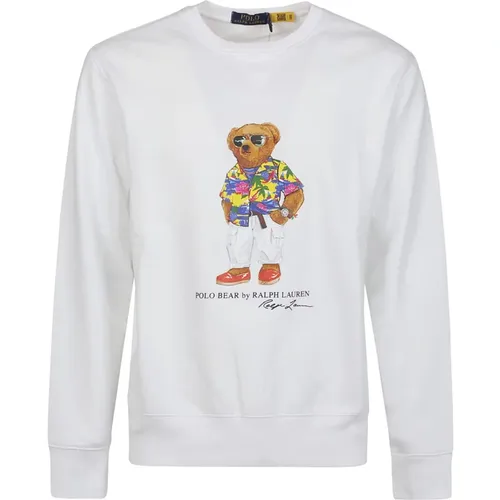 Cozy Bear Sweatshirt , male, Sizes: 2XL, S, L - Ralph Lauren - Modalova