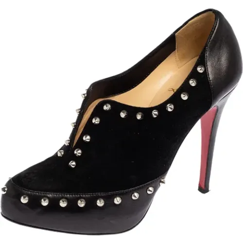 Pre-owned Leather boots , female, Sizes: 5 1/2 UK - Christian Louboutin Pre-owned - Modalova
