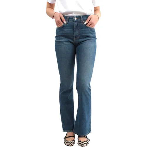 High Waist Bootcut Jeans , Damen, Größe: W31 - Roy Roger's - Modalova