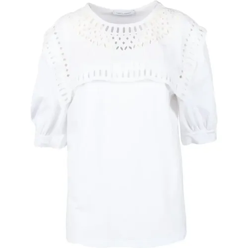 Baumwoll Elasthan T-Shirt - alberta ferretti - Modalova