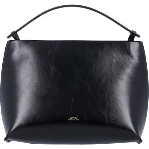 Schwarze Ashley Handtasche Damen Taschen - A.P.C. - Modalova