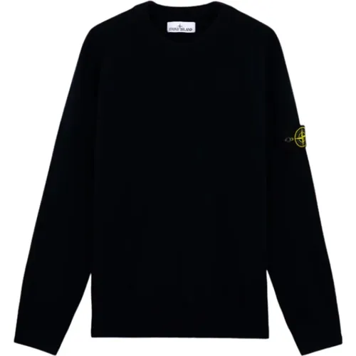 Lockerer Cardigan in Schwarz , Herren, Größe: M - Stone Island - Modalova