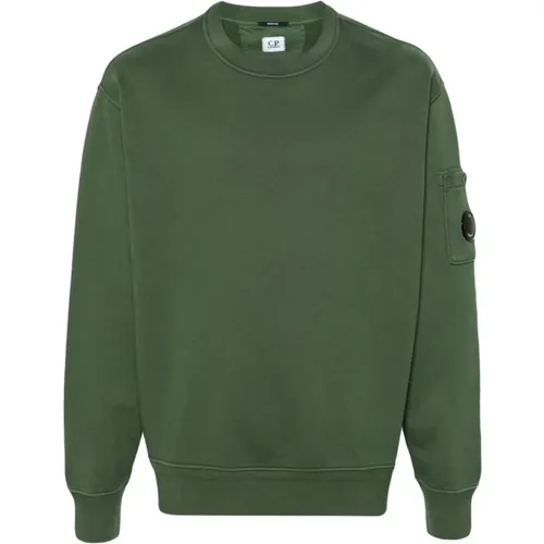 Fleece Lens Sweatshirt , male, Sizes: XL, L, M - C.P. Company - Modalova