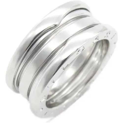 Pre-owned White Gold rings , female, Sizes: ONE SIZE - Bvlgari Vintage - Modalova