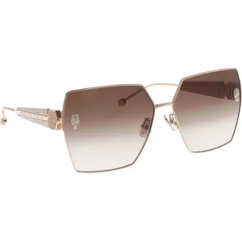 Ikonoische Sonnenbrille für Frauen , Damen, Größe: 64 MM - Philipp Plein - Modalova
