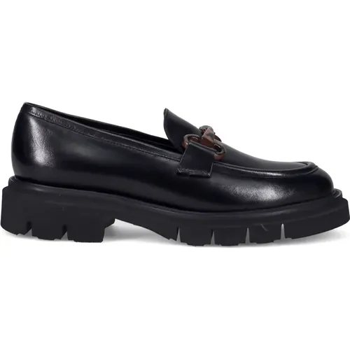 Refined Italian Leather Moccasin , female, Sizes: 3 1/2 UK, 2 UK, 5 UK - Luca Grossi - Modalova