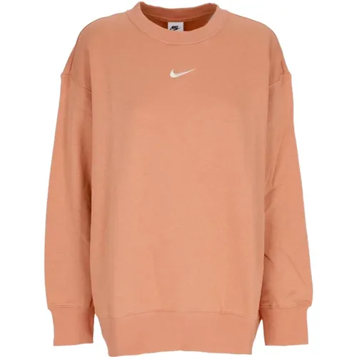 Phoenix Fleece Crewneck Sweatshirt Amber , female, Sizes: M - Nike - Modalova