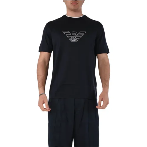 T-Shirts , male, Sizes: XL, M, 2XL, L - Emporio Armani - Modalova