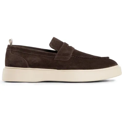 Suede Front Rubber Sole Frame Schuhe - Officine Creative - Modalova