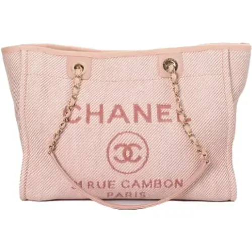 Pre-owned Canvas chanel-bags , female, Sizes: ONE SIZE - Chanel Vintage - Modalova