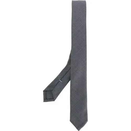 Klassische Krawatte aus Super 120's Twill,Marineblauer Klassischer Krawatte in Super 120's Twill - Thom Browne - Modalova