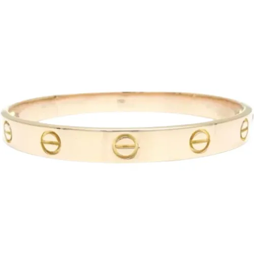 Pre-owned Rose Gold bracelets , female, Sizes: ONE SIZE - Cartier Vintage - Modalova