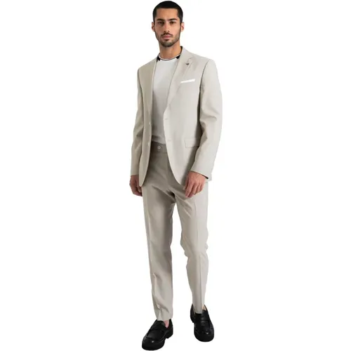 Luxuriöser Einreihiger Anzug , Herren, Größe: L - Hugo Boss - Modalova