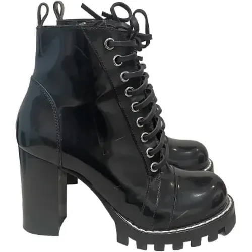 Pre-owned Leather boots , female, Sizes: 3 UK - Louis Vuitton Vintage - Modalova