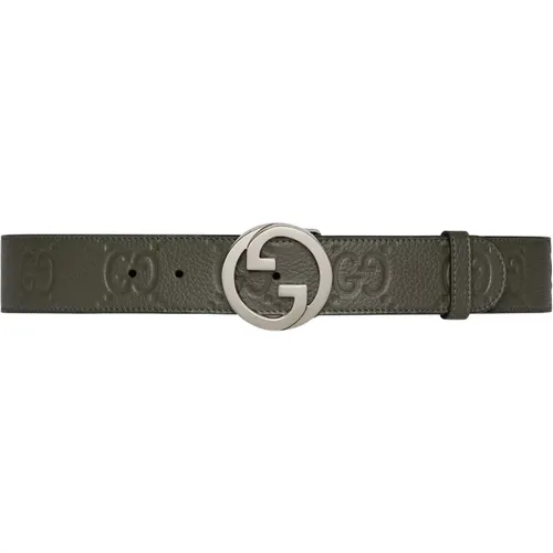 Jumbo GG Logo Belt , male, Sizes: 90 CM, 100 CM, 105 CM - Gucci - Modalova