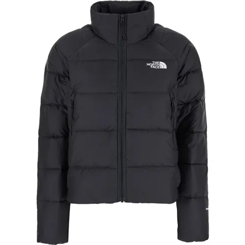 Schwarze Hyalite Daunenjacke Mantel , Damen, Größe: L - The North Face - Modalova